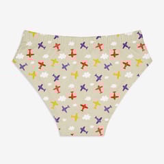 Super Bottoms Kid's Day Out Young Girl Briefs - Pack of 3
