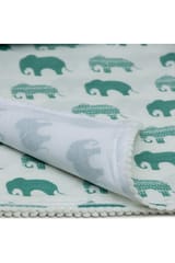 The Mama Project Elephant Parade Organic Muslin Blanket