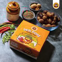 GO DESi Tangy Imli Extra Khatta, Pack of 50 Pieces, Desi popz, Tamarind and Jaggery Candy, Lollipop, Khatta Meetha pop, Digestive Candies, 450 gm