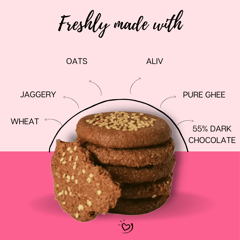 Just Be Mama Milky Swag The Ultimate Lactation Cookie, Pack of 8 Cookies