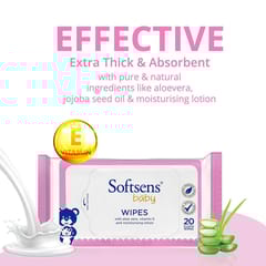 Softsens Skin Care Wet Wipes (20 Wipes - 120 Wipes)