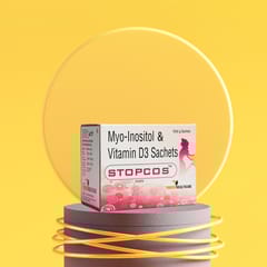 STOPCOS (Myo-inositol 2 g and Vitamin D3 1000 IU Myo-inositol Supplement Powder Orange Flavor)