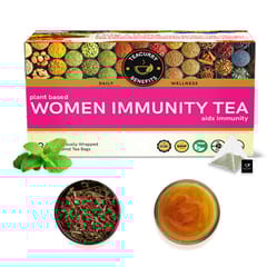 TEACURRY Women Immunity Tea (1 Month pack | 30 tea Bags) -  Helps with Immunity, Anti-Inflammation, Regeneration