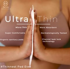 Be Me - Sanitary Pads for Women - COMBO (Flow Wise) - Pack of 30 Pads - With Disposal Pouches, Rash Free, Biodegradable,  Anti Bacterial Napkins