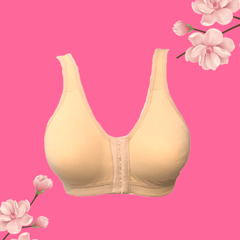 Front Open Post Surgery Bra