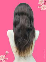 Natural Mixed Hair Cancer Wig