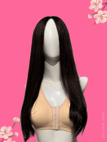 Natural Mixed Hair Cancer Wig