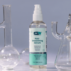 DHI Smoothing Hair Serum For Dry & Frizzy Hair | Moisturises & Hydrates Hair | Smoothness Hair Texture | Enriched with Sweet Almond Oil, Saw Palmetto, Argan Oil & Jojoba Oil | Antioxidant Properties | For Men & Women | Sulphate & Paraben Free | 100 ml