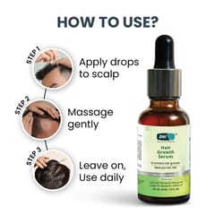 DHI Hair Growth Serum with 5% Capixyl, 3% Procapil, 3% Redensyl, 3% Anagain, 4% Baicapil & 1% Caffeine |19% Hair Growth Actives | For Hair Fall Control | Promotes Hair Growth | Increase Hair Density | For Men and Women | 30 ml