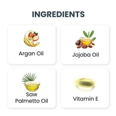 DHI Smoothing Hair Serum For Dry & Frizzy Hair | Moisturises & Hydrates Hair | Smoothness Hair Texture | Enriched with Sweet Almond Oil, Saw Palmetto, Argan Oil & Jojoba Oil | Antioxidant Properties | For Men & Women | Sulphate & Paraben Free | 100 ml